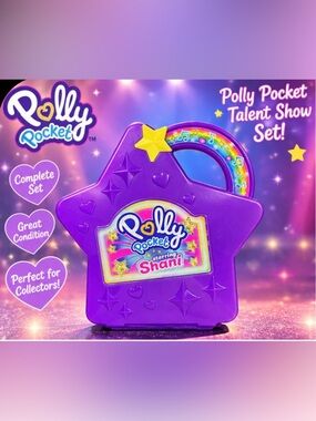⭐ POLLY POCKET TALENT SHOW SET ⭐
🎤 Polly Pocket Talent Show featuring Shani! 💜✨